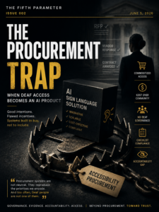 Cover of The Procurement Trap: When Deaf Access Becomes an AI Product
