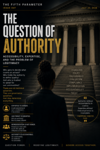 Cover of The Question of Authority: Accessibility, Expertise, and the Problem of Legitimacy