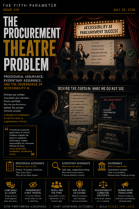 Cover of The Procurement Theater Problem: Procedural Assurance, Evidentiary Assurance, and the Governance of Accessibility AI